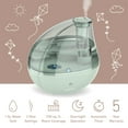 thumbnail image 3 of Pure Enrichment PureBaby Ultrasonic Cool Mist Humidifier & Soft Glow Night Light, Whisper-Quiet and Ideal for Baby Nurseries & Kids Bedrooms to Relieve Congestion, Colds, & Coughs (Whisper Green), 3 of 8