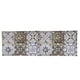 thumbnail image 3 of Pegatinas autoadhesivas para azulejos de cerámica, estilo retro vintage, paquete de 2, impermeables, gris claro con bordes dorados, perfectas para decoración de cocina y baño, 3 of 10