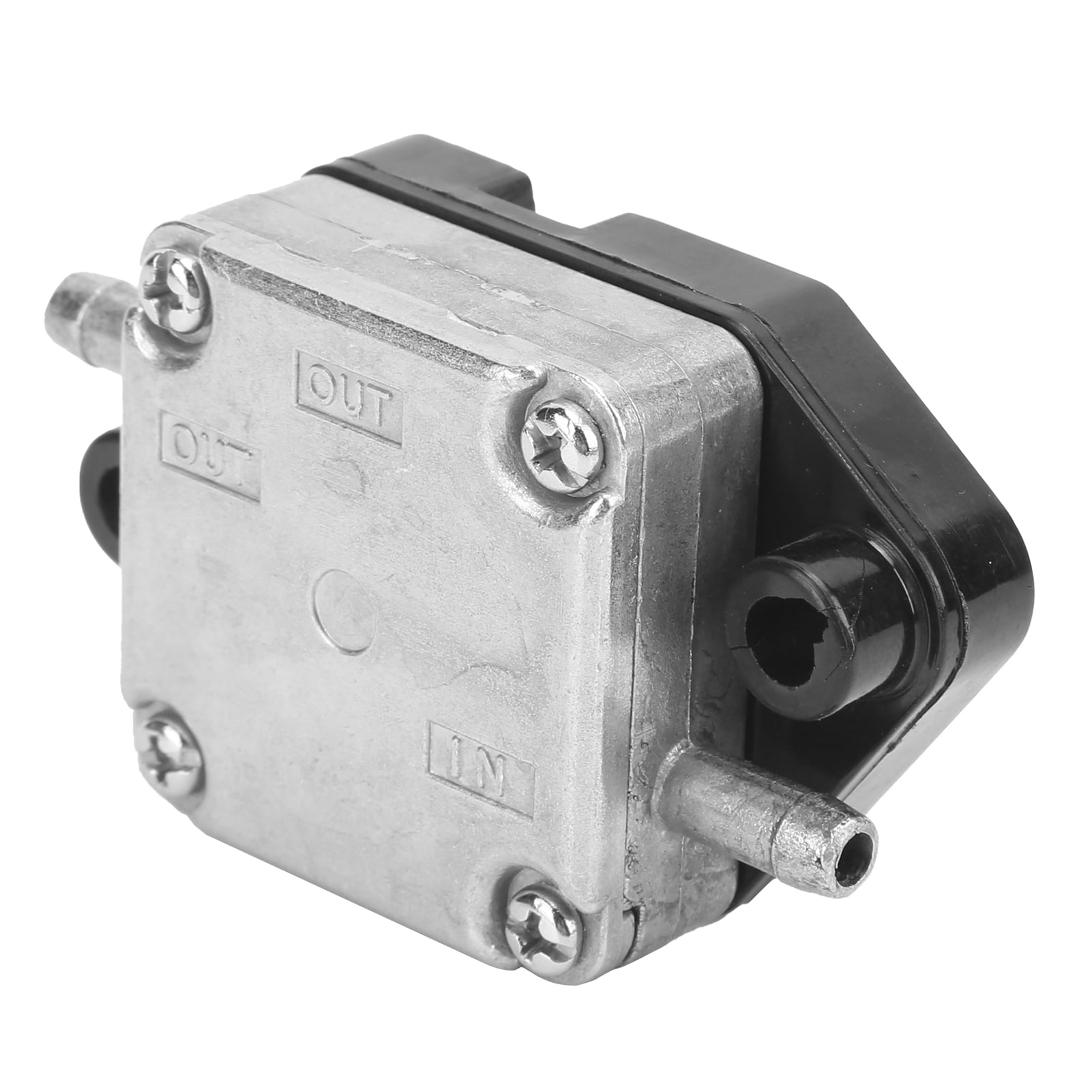 Outboard Fuel Pump, Black Portable Pratical Boat Fuel Pump Assembly For
