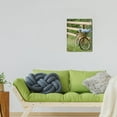 thumbnail image 2 of Coastal Inspired 12X16inch Bicycle and Flower Canvas Print Stylish Wall Art for Living Room, Bedroom, or Bathroom, 2 of 7