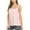 1,Star-print Pink, variant on COMFREE Women's Camisole with Built in Bra Tank Top Flowy Swing Pleated Tank Top Cami with Adjustable Strap