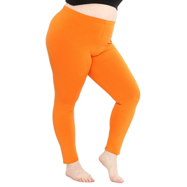 Stretch Is Comfort Women's Cotton Spandex Plus Size Leggings| X Large - 7X