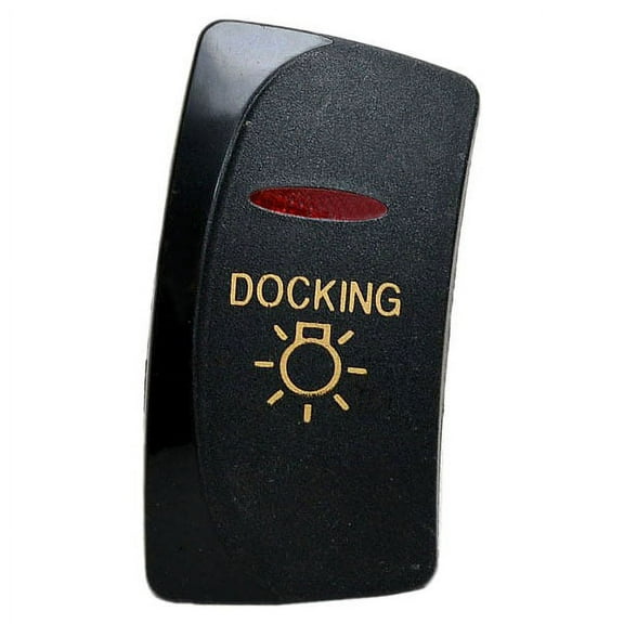Boat Rocker Switch Cover | Red Docking Lights Actuator