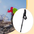 thumbnail image 4 of Almencla Cannes de Randonnée Ajustables Soutien Solide Accessoires pour Marche Voyage Randonneurs Noir 3 Sections, 4 of 8