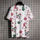 thumbnail image 2 of Camisetas con estampado de árbol de Navidad para hombre, Camiseta con cuello redondo, Tops de manga corta de marca de lujo, Verano, 2 of 4