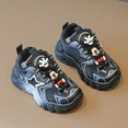 thumbnail image 1 of Kids Sneakers Mickey mouse Spring Autumn Boys Daddy Shoes Swivel Buttons Girl Casual Shoes Soft Sole Baby Disney Toddler Shoes, 1 of 5