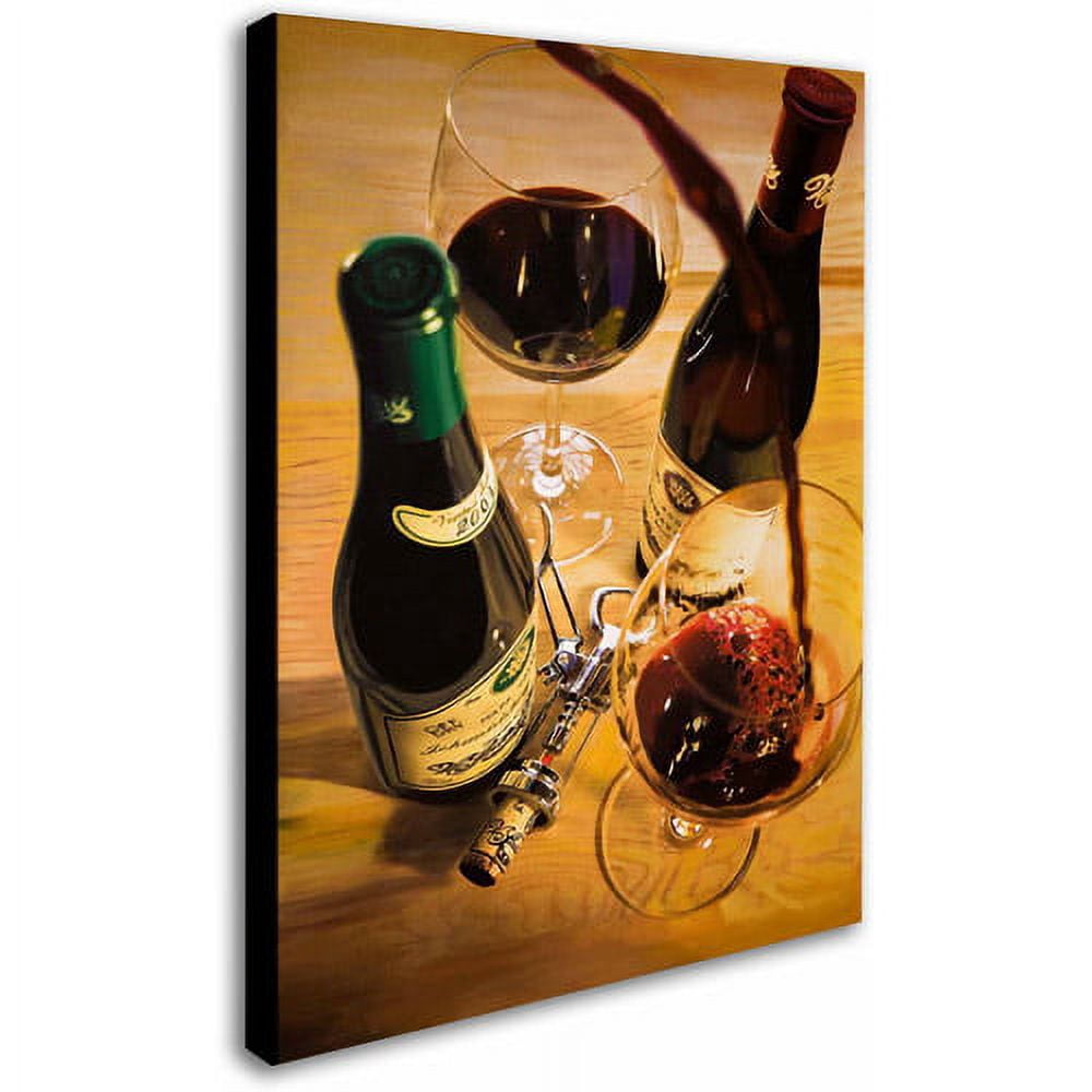 Trademark Fine Art "Second Pour" Canvas Art by Roderick Stevens