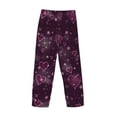 thumbnail image 6 of Balery Snowflakes and Hearts print Men's Pajama Pants,Ultra Lightweight Pjs,Lounge Pant-Small, 6 of 9