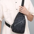 thumbnail image 2 of Oalirro Small Crossbody Bag for Men, Men's Messenger Chest Pack Bag Travel Purse Wallet Mens Bag, 2 of 8