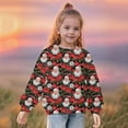 thumbnail image 4 of Kids Christmas Sweatshirt Christmas Sweatshirt Girls Long Sleeve Sweatshirt for Kids Girls Winter Christmas Printed Long Sleeve Hoodless Sweatshirt, 4 of 6