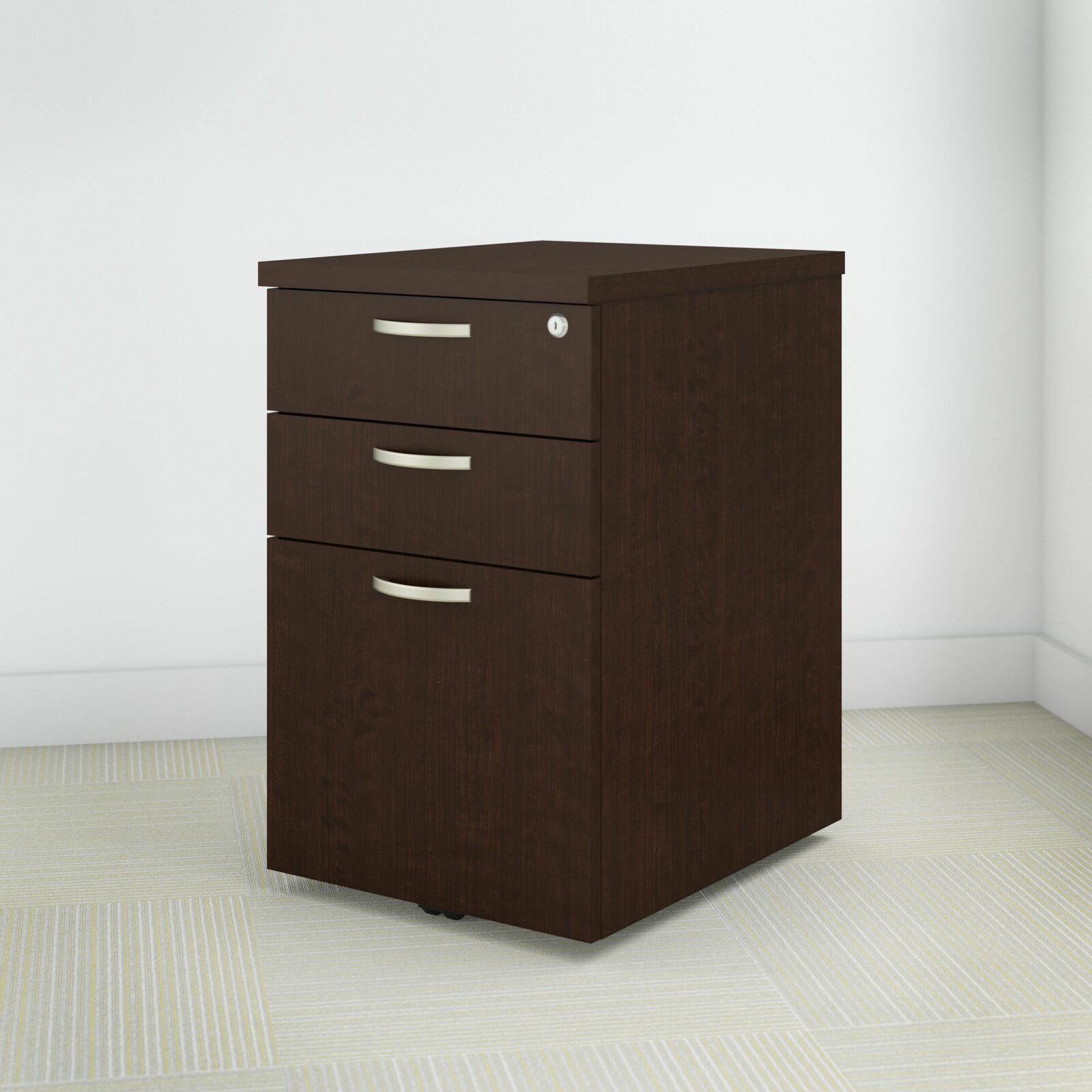 Easy Office 3Drawer Mobile Vertical Filing ANSI/BIFMA e3