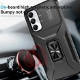 thumbnail image 4 of Funda para GANGXUN Samsung Galaxy A05S - Soporte metálico, Función magnética, Negro, 4 of 5