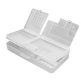 thumbnail image 4 of Compartment Screw Organizer White Transparent Rectangular Strong PP Lock Design Hardware Organizer for Repair Tool Component, 4 of 8