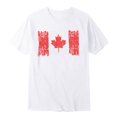 thumbnail image 5 of T-Shirts de la Fête du Canada Filles Drapeau du Canada Blouse à Manches Courtes Garçons Imprimé Drapeau de la Fête du Canada Coupe Régulière Filles Haut Décontracté Imprimé Drapeau du Canada, 5 of 5