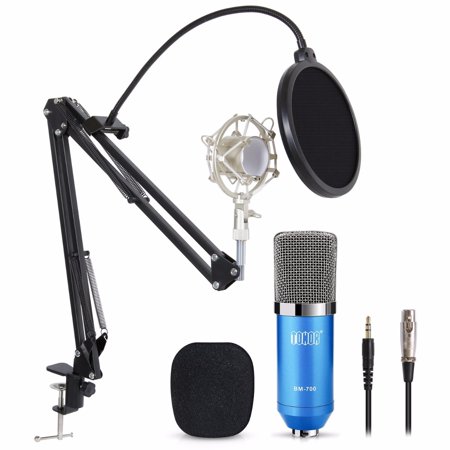 TONOR Condenser Microphone Computer PC Microphone Kit for Professional Studio Recording Podcasting Broadcasting, (Best Mic For Computer Recording)