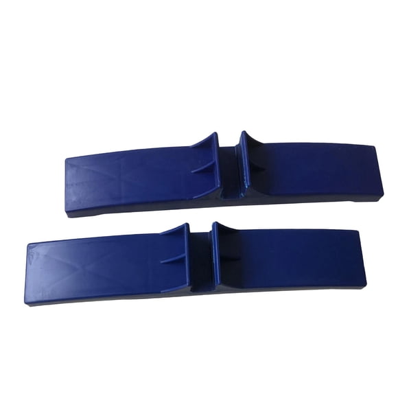 1 par de soportes de bloque de barrera para cancha de tenis de mesa, piezas de repuesto, resistentes al desgaste, instalación de bricolaje, soporte de Azul