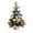 Gold, variant on Bdday Christmas Decorations Outside Premium Snow Flocked Hinged Artificial Mini Christmas Tree Fake Spruce Full Tree for Home Office Party Decoration Christmas Decorations Indoor