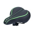 thumbnail image 4 of Kitandove 1Pack Comfortable Bike Seat For Women Padded Cushion Black Green Pu Steel 11.4x7.7x5.1in, 4 of 8