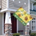 thumbnail image 2 of Spring Summer Sunflower Garden Flag 28x40 Inch Double Side for Outdoor Courtyard Garden Decor Flowers Welcome Holiday Flag for Outside Decoration, 2 of 6