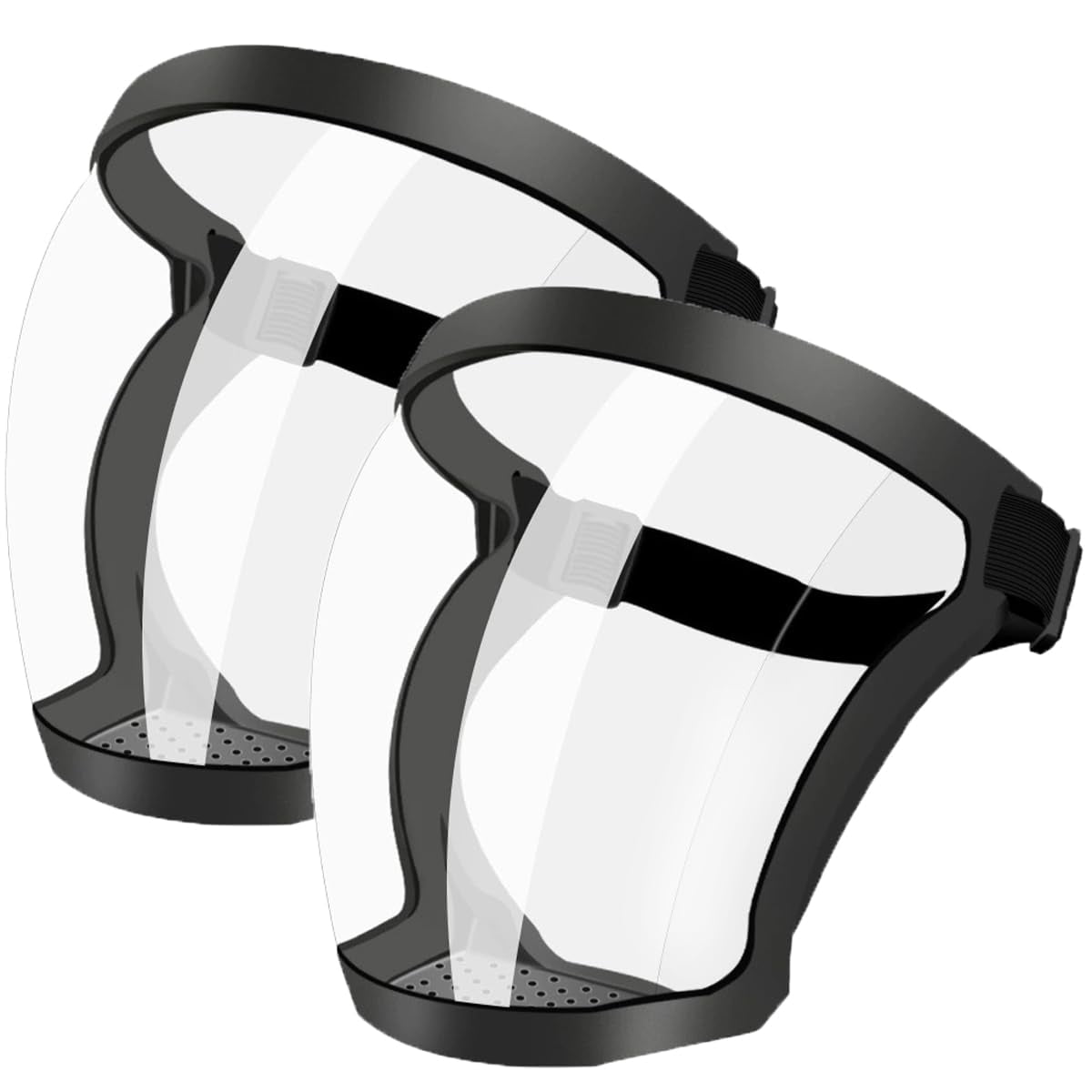 Full Face Super Protective Shields, 2pcs Unisex Cycling Face Shield