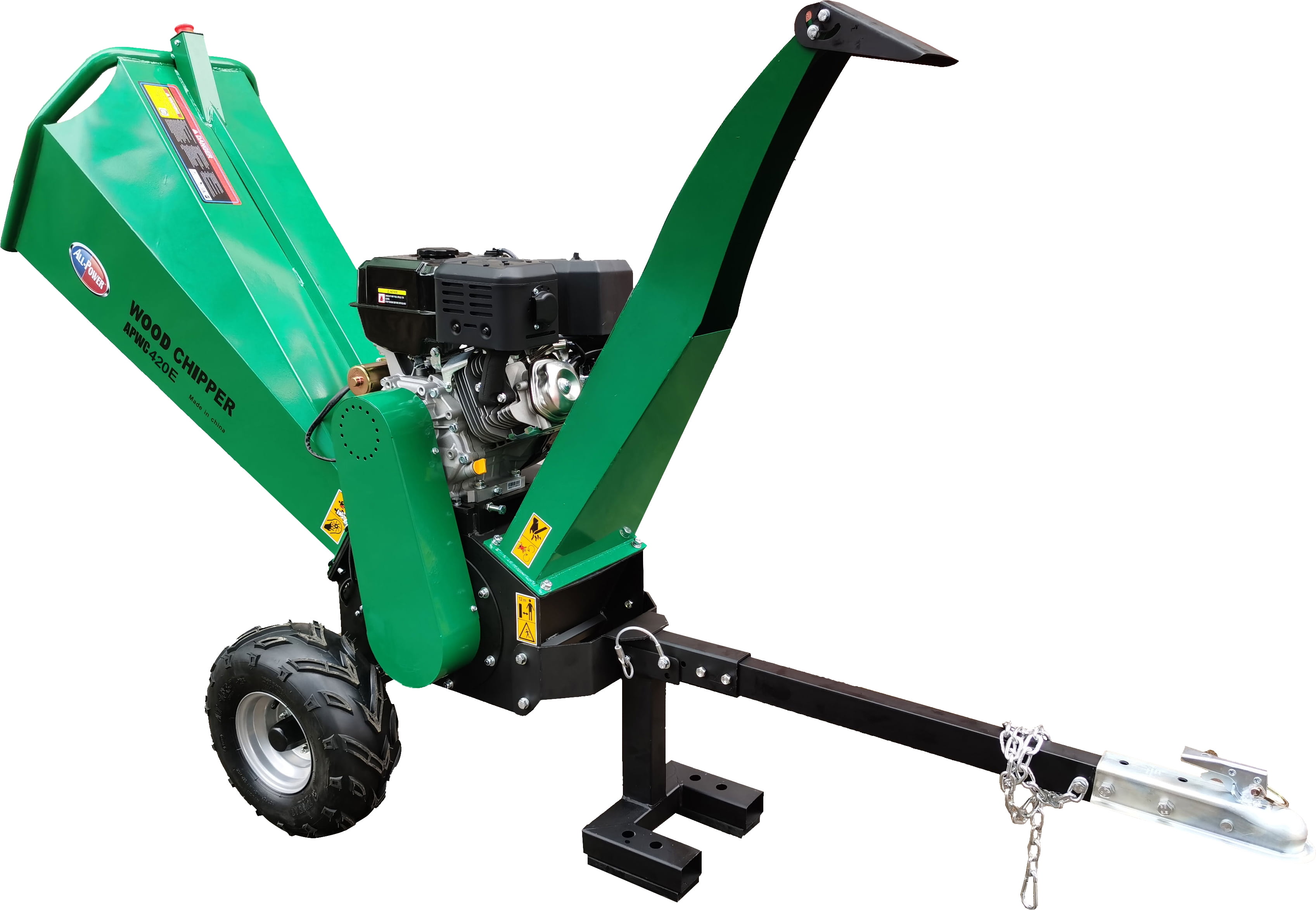 WCP15B Wallemac electric start Wood chipper