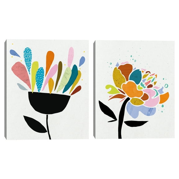 Masterpiece Art Gallery Summer Pop I, II by Belle Maison Canvas Art Print