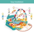 thumbnail image 5 of Baby Play Mat Baby Gym Baby Play Mats for Floor Play Piano Gym with Lights & Sensory Toys Play Mats for Babies and Toddlers Boy & Girl Gifts for Newborn Baby, 5 of 7