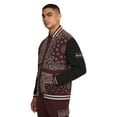 thumbnail image 5 of Dogg Supply All Gender Paisley Fleece Varsity Jacket, Men's Sizes XS-3XL, 5 of 9