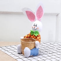 Summer Savings 2024!Ympuoqn Easter Decorations Indoor Outdoor on Clearance!Easter Bunny Basket Art Funny Kindergarten Colorful Basket Animals Small Basket,Easter Home Decoration