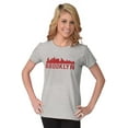 thumbnail image 4 of Brooklyn NYC Skyline New York City NY Womens Fitted Plus Size Graphic Tee Brisco Brands 2X, 4 of 5