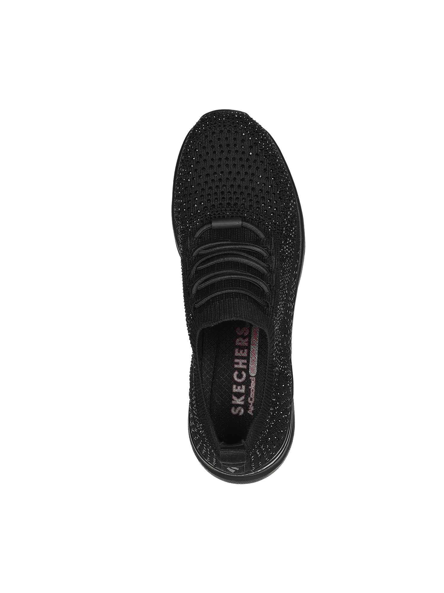 Skechers Women's Street BILLION - RHINESTONE RAMBLER Knit Wedge Sneaker