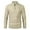 Beige, variant on Fesfesfes Sweater for Men Casual Solid Pullover Half Turtleneck Zip Knit Long Sleeve Sweater