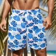thumbnail image 2 of Ierhent Beach Shorts For Man Men's Swim Trunks Quick Dry Board Shorts with Zipper Pockets Beach Shorts Bathing Suits for Men - No Mesh Liner Sky Blue,S, 2 of 9