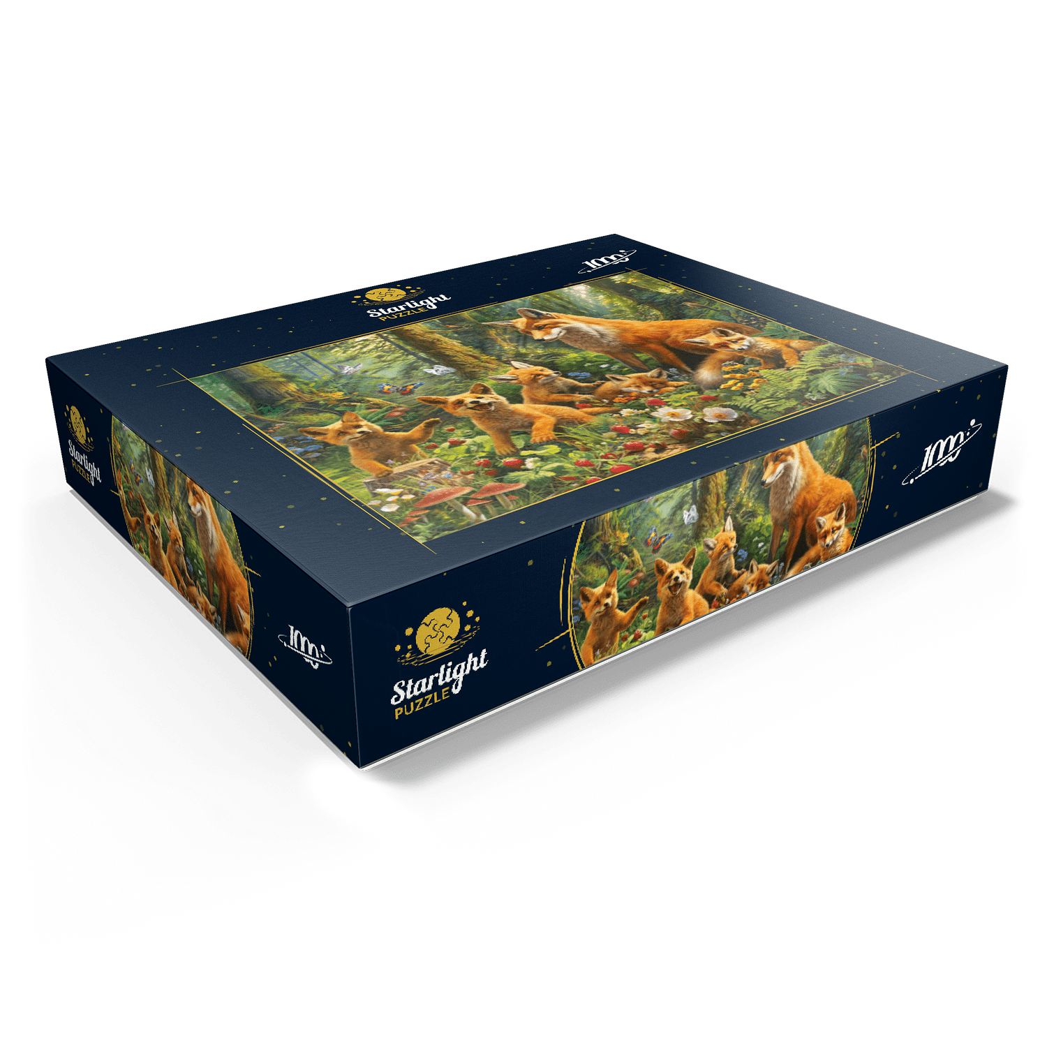 MyPuzzle - Fox Family - Premium 1000 Piece Jigsaw Puzzle for Adults