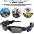 thumbnail image 3 of Sports Bluetooth sunglasses, wireless Bluetooth earphones and sports polarized sunglasses, smart glasses earphones with built-in microphone, suitable for outdoor cycling, running, driving, fishing, 3 of 10