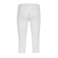 thumbnail image 2 of Capri Pants for Women 2025 Lace See Through Elastic High Waisted Skinny Leggings Capris Womens Cropped Pants, 2 of 7