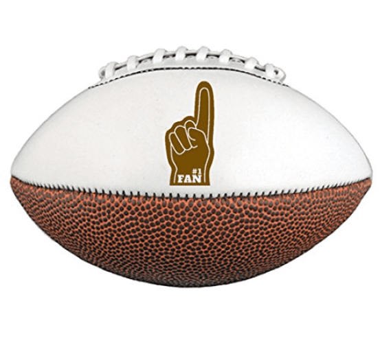 Laser Engraved Synthetic Sports Ball Gift 1 Fan (Football)