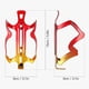 thumbnail image 1 of Bicycle Water Bottle Cage Lightweight Aluminum Bike Bottle Holder Cage with Bolts and Wrench, 1 of 5