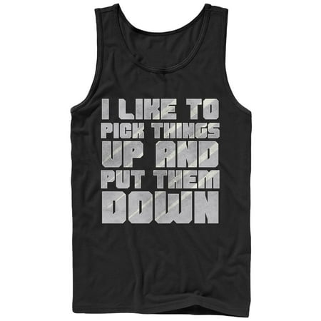Chin Up Men's Pick Things Up and Put Them Down Tank (Best Tank For Pico)