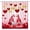 Pink Golden Red, variant on Heart Shower Curtain Valentine''s Day Red Heart Polka Dot Romantic Sweet Couple Fabric Bathroom Decor Curtain with Hooks,Red