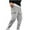 Gray, variant on jjayotai Mens Pants Clearance Men's Fashion Drawstring Elastic Waist Solid Color Casual Sweat Length Pants