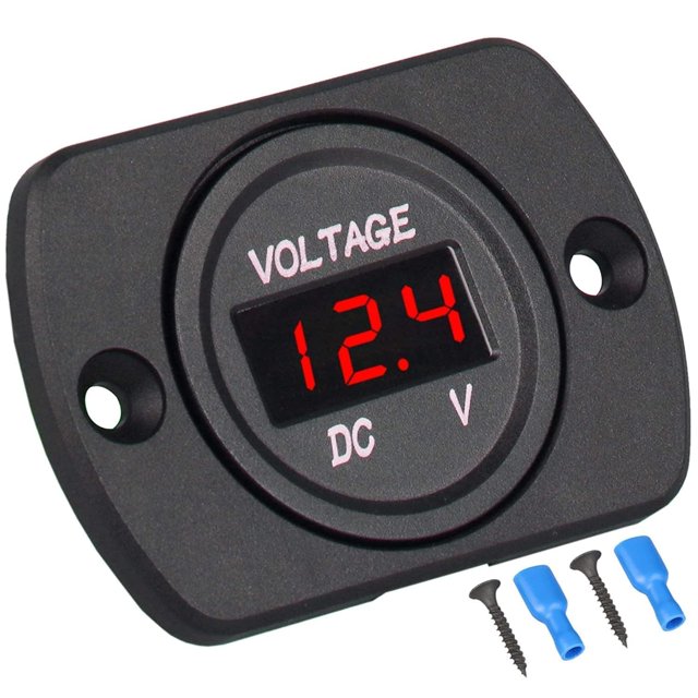 Voltímetro LED impermeable Linkstyle DC 12 V