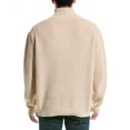 thumbnail image 2 of Alex Mill mens  1/2-Zip Mock Sweater, XXL, Beige, 2 of 3