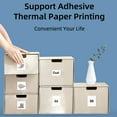thumbnail image 2 of Label printer,Notes Journal Receipt 57x25mm Sticker With 6 203dpi Picture Label Printer Portable Thermal Diy Handcraft List Picture Label Diy Receipt Paper Sticker List Notes Journal 6 Roll Thermal, 2 of 6
