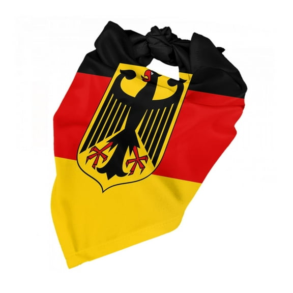 Flag Of Germany Dog Bandanas Triangle Dog Scarfs For Small Medium Large Dogs And Cats