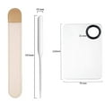 thumbnail image 7 of Fymlhomi Cosmetic spatula, Stainless Steel Makeup Spatula and Palette Set, Professional Makeup Tool, Korean Picasso Makeup Spatula, 7 of 7