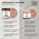 thumbnail image 5 of Exfoliante corporal con sal de almendra y vainilla de la colección del Mar Muerto, grande, 23,28 onzas, con aceites puros y minerales del Mar Muerto, 5 of 5