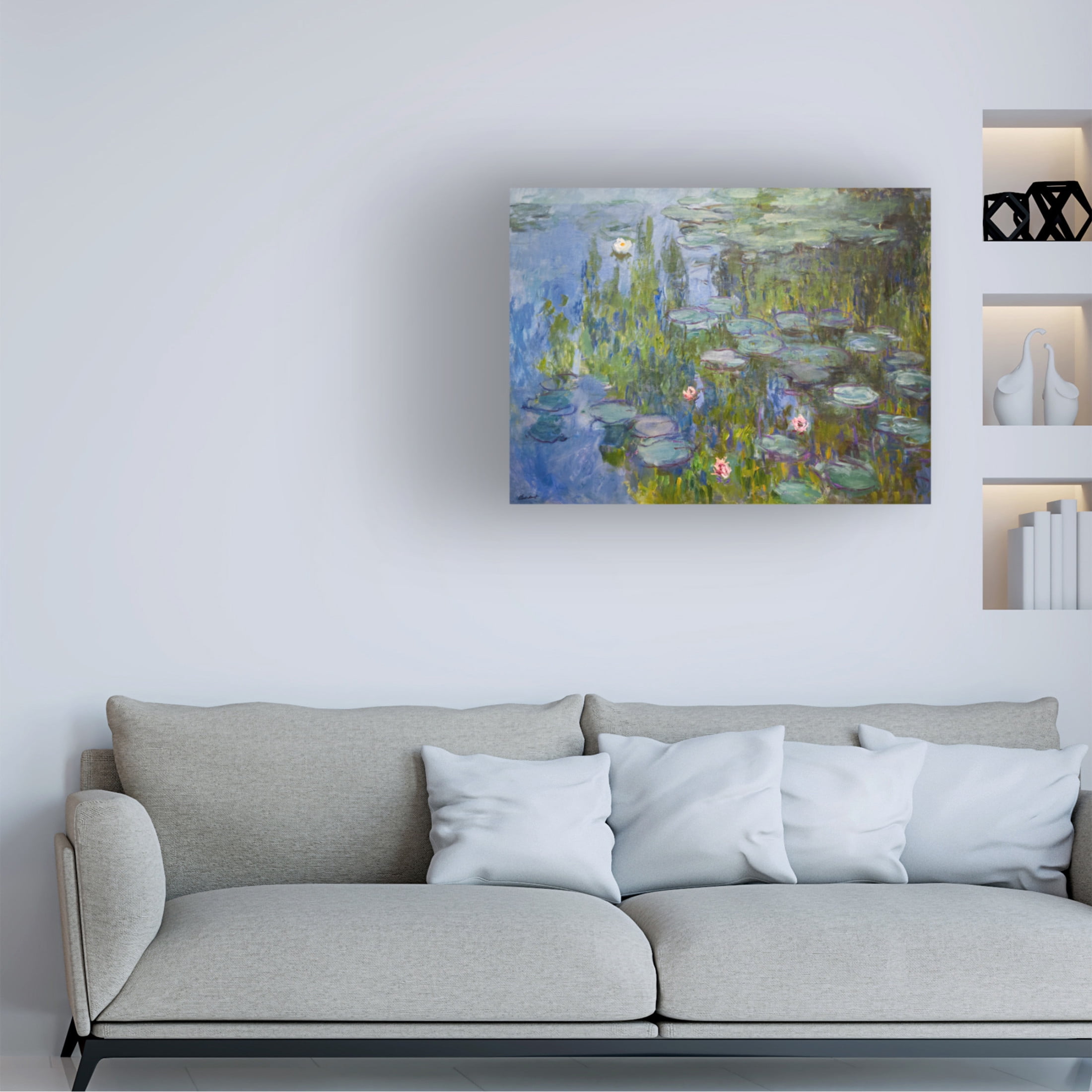 Trademark Fine Art Pictufy Water Lilies 1915 Canvas Wall Art