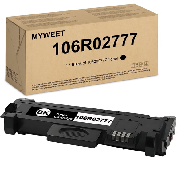 106R02777 Toner Cartridge 1-Pack with Chip Compatible for Xerox 106R02777 for Phaser 3052 3260 3260Dl 3260DNI WorkCentre 3215 3215NI 3225 3225DNI Printer Black