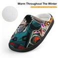 thumbnail image 4 of Kids Slippers My Hero Academia House Slippers Warm Soft Plush Slipper Anti-Slip Winter Fluffy House Shoes for Boys Girls, 4 of 7